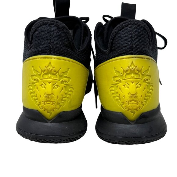 Nike LeBron Witness IV Mens Sz 15 Zoom Freak 1 Black Purple Yel Basketball Shoes - Picture 4 of 12